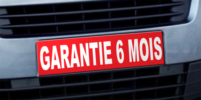 Cache plaque d'immatriculation - GARANTI